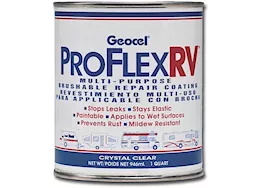 Geocel Pro Flex RV Multi-Purpose Brushable Repair Coating, 1 Quart - Clear
